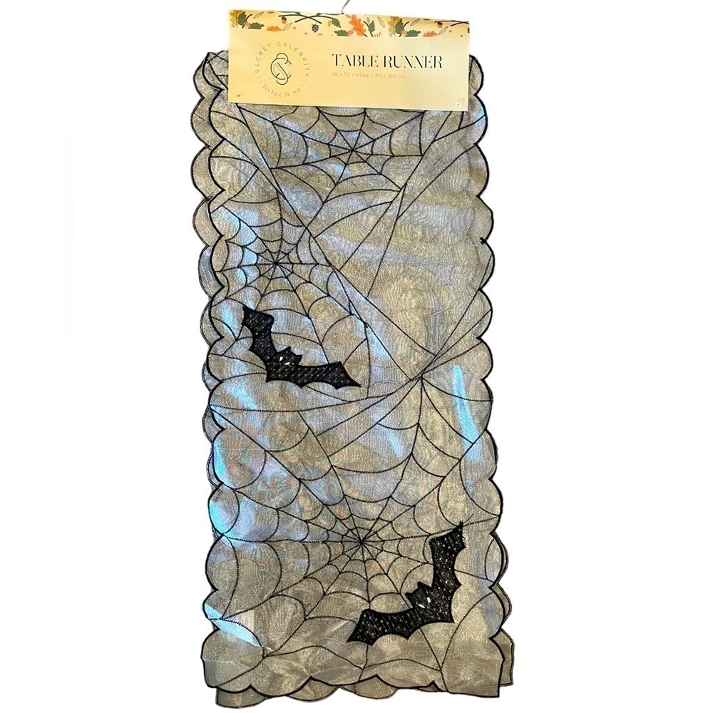 Brand New Secret Celebrity Halloween Table Runner